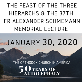 37th Schmemann Lecture