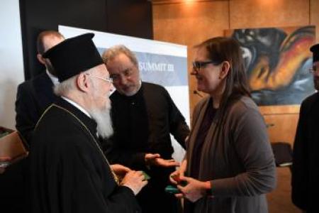 Dr. Tracy Gustilo joins Ecumenical Patriarch at ecological summit in Turkey