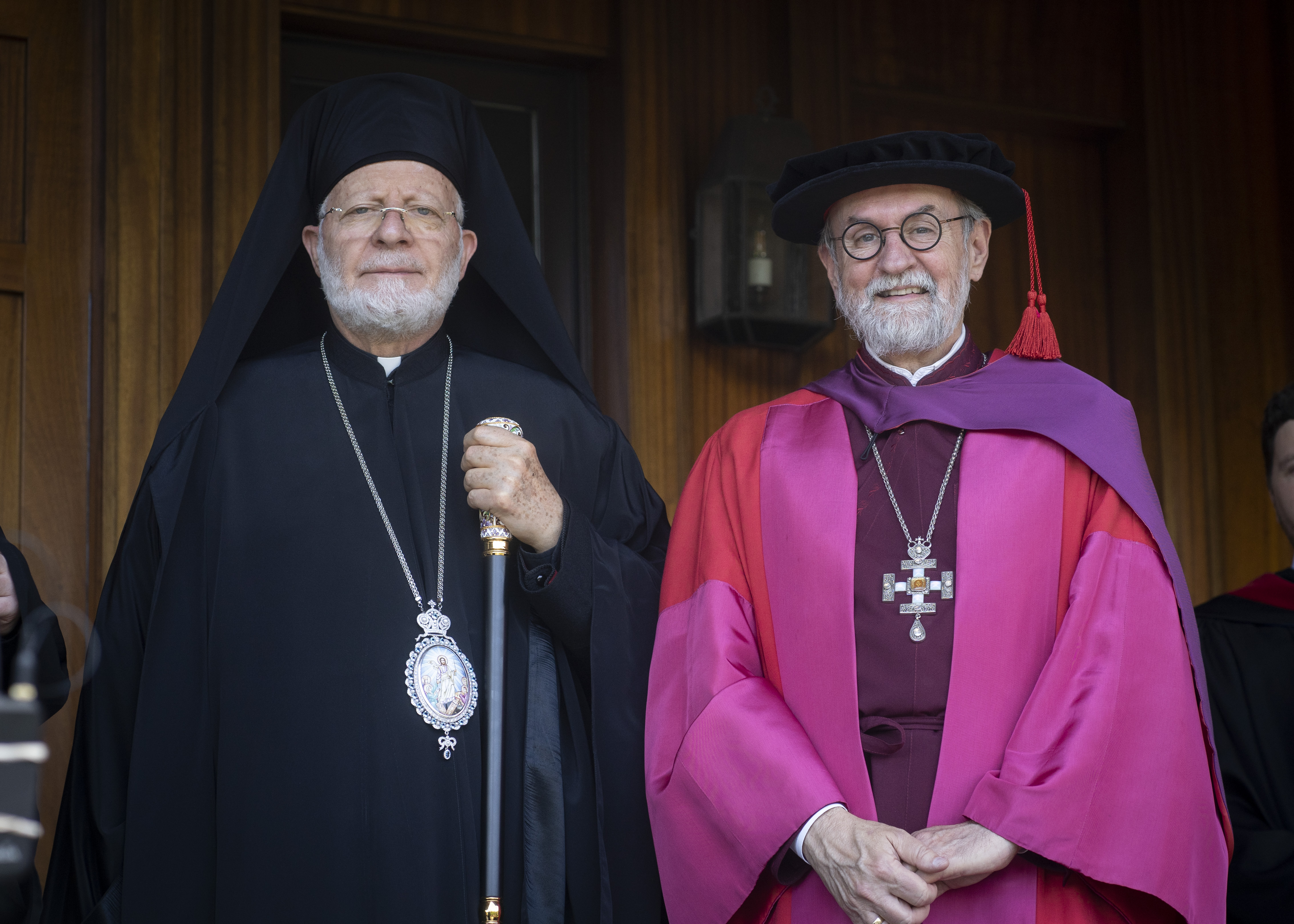 Metropolitan Joseph with Archpriest Chad Hatfield