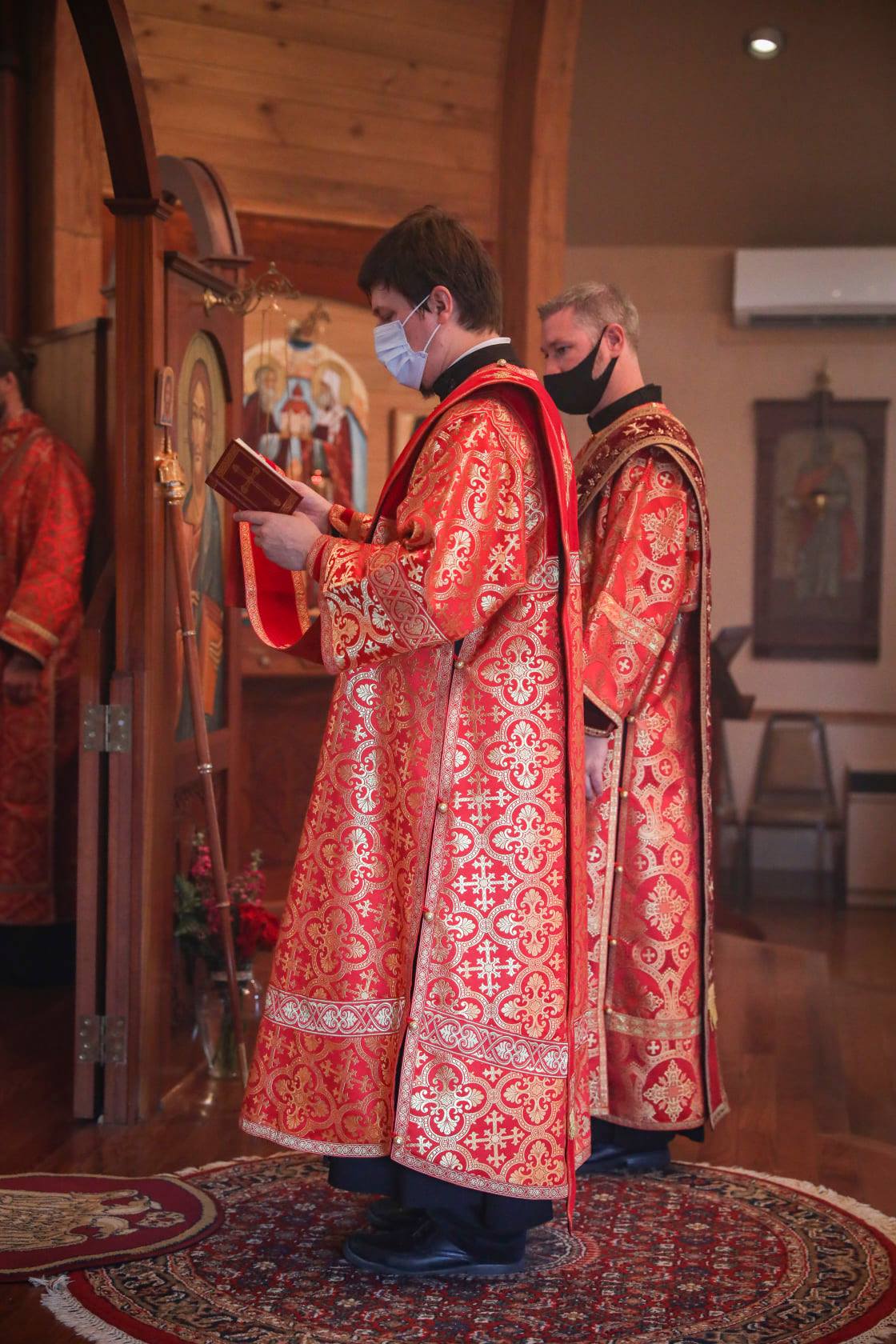 Scenes from Divine Liturgy and ordination of Dn. Vitaly