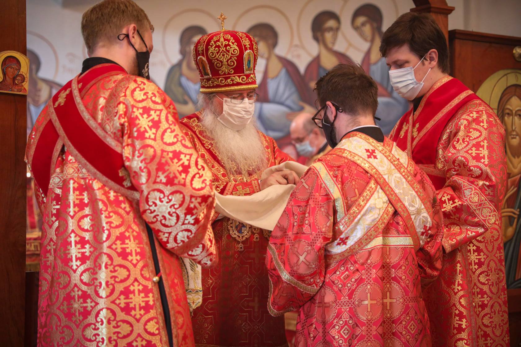 Scenes from Divine Liturgy and ordination of Dn. Vitaly