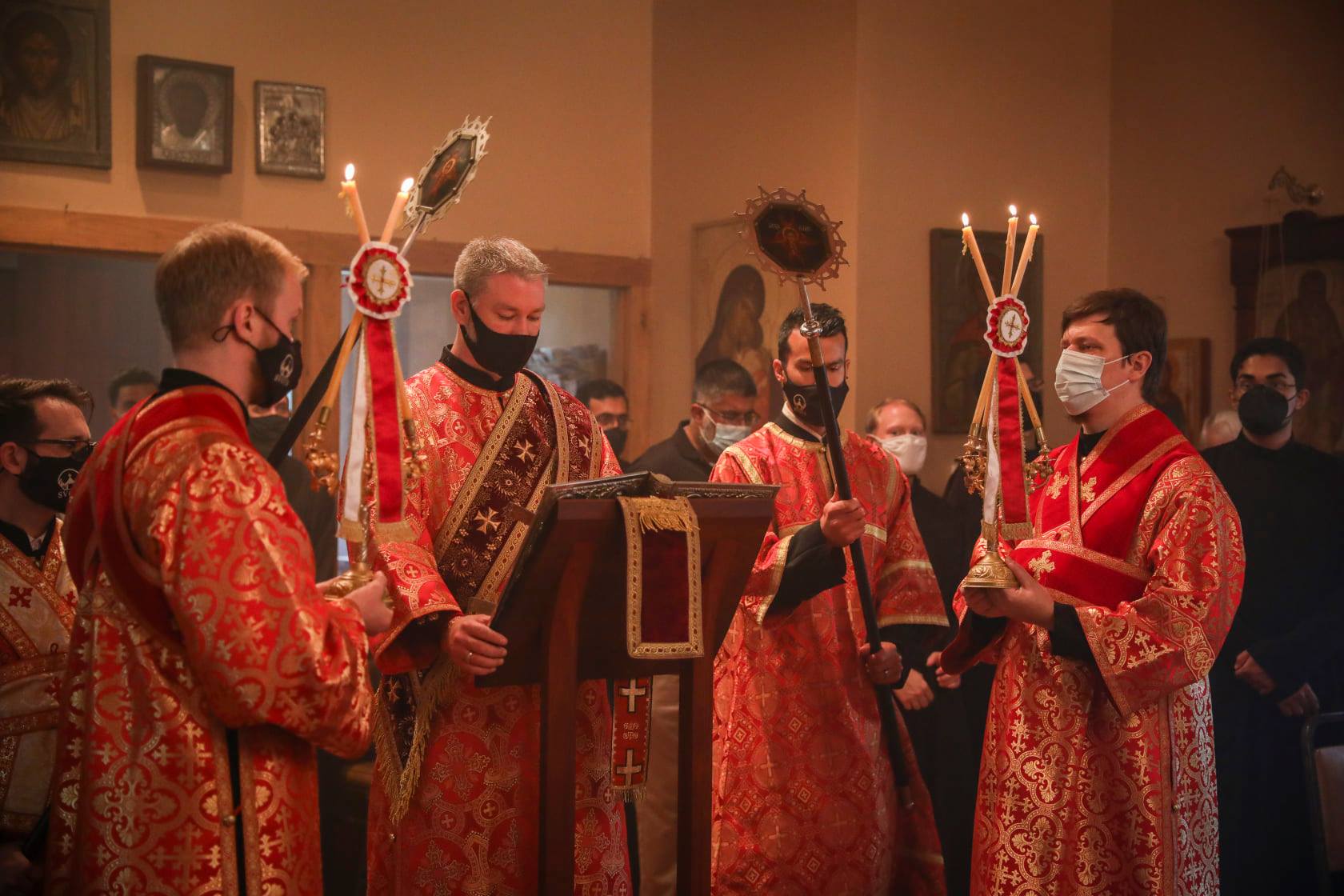 Scenes from Divine Liturgy and ordination of Dn. Vitaly