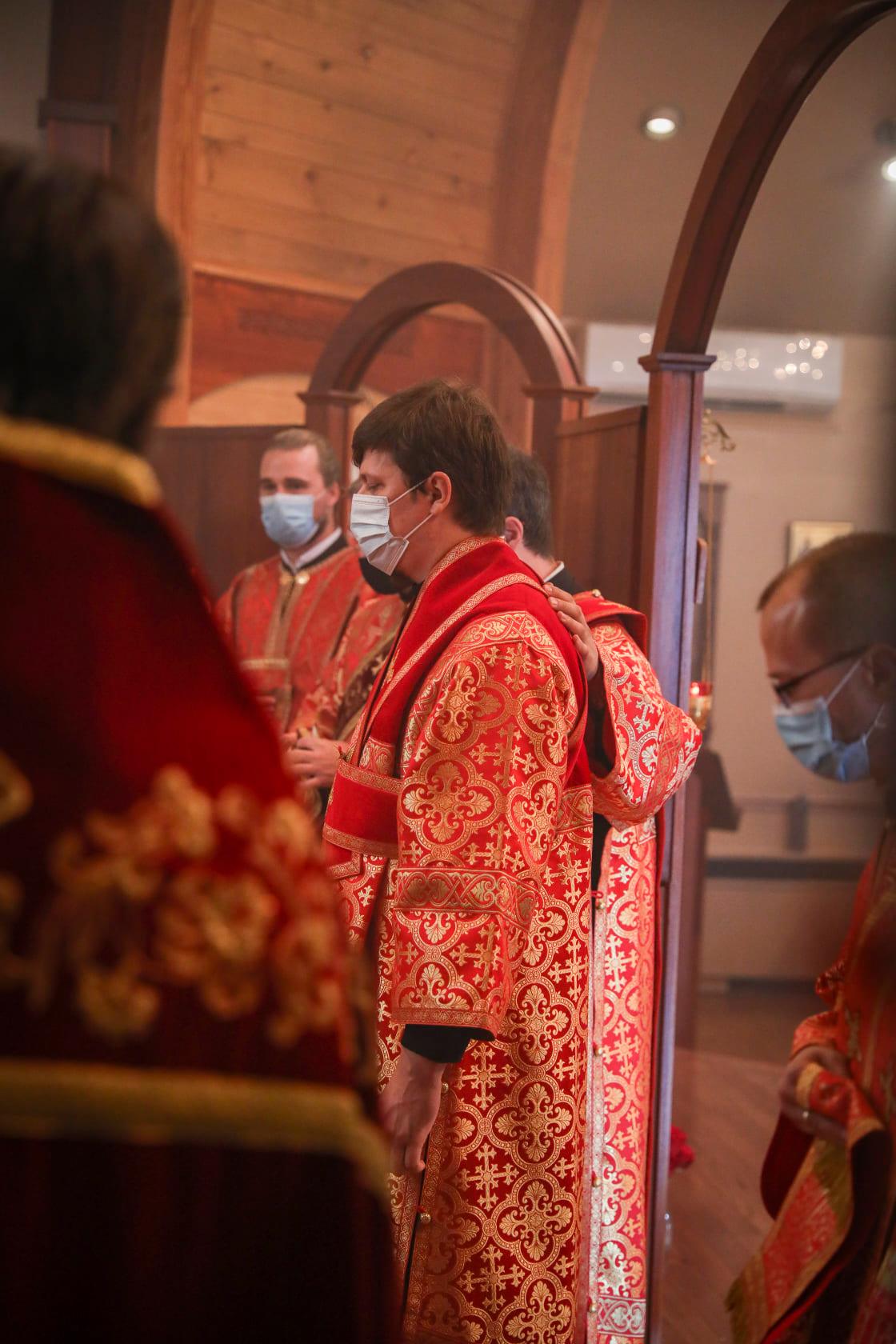 Scenes from Divine Liturgy and ordination of Dn. Vitaly