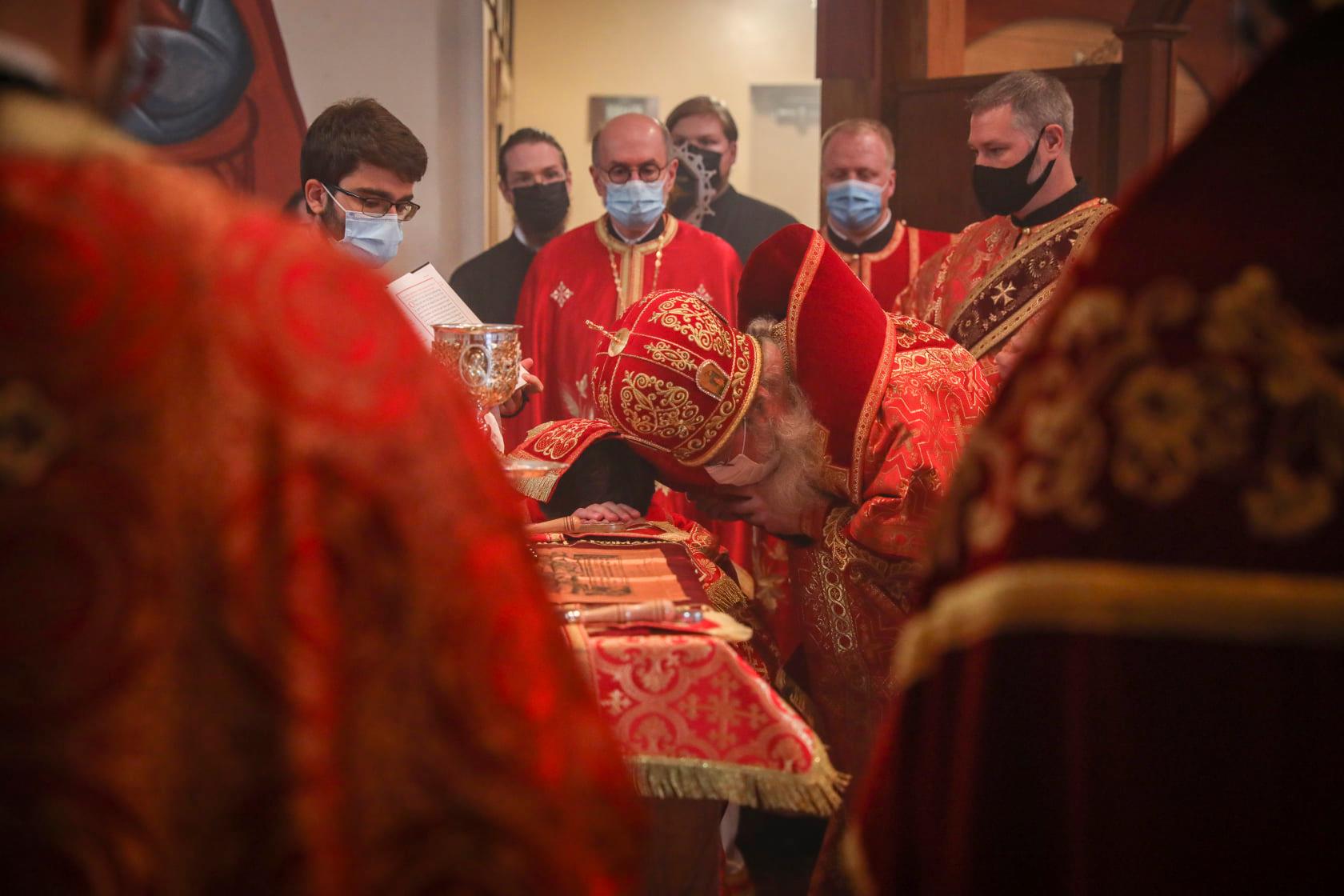 Scenes from Divine Liturgy and ordination of Dn. Vitaly