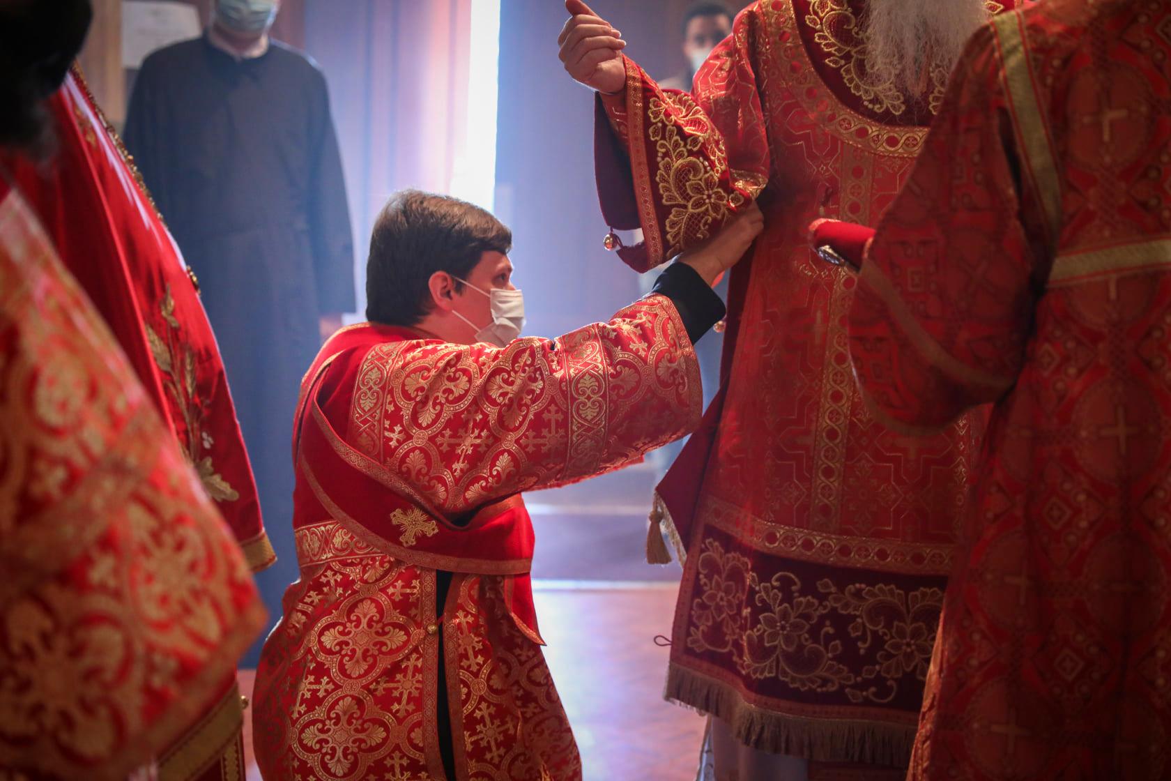 Scenes from Divine Liturgy and ordination of Dn. Vitaly