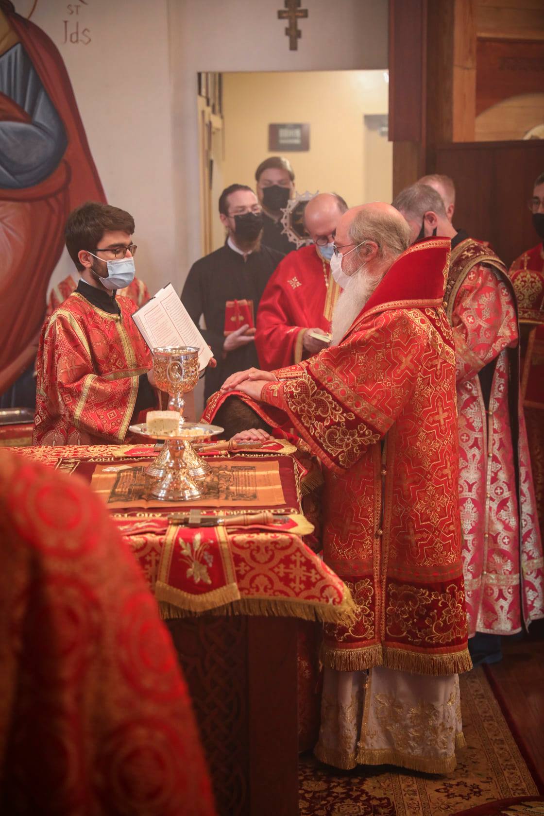 Scenes from Divine Liturgy and ordination of Dn. Vitaly