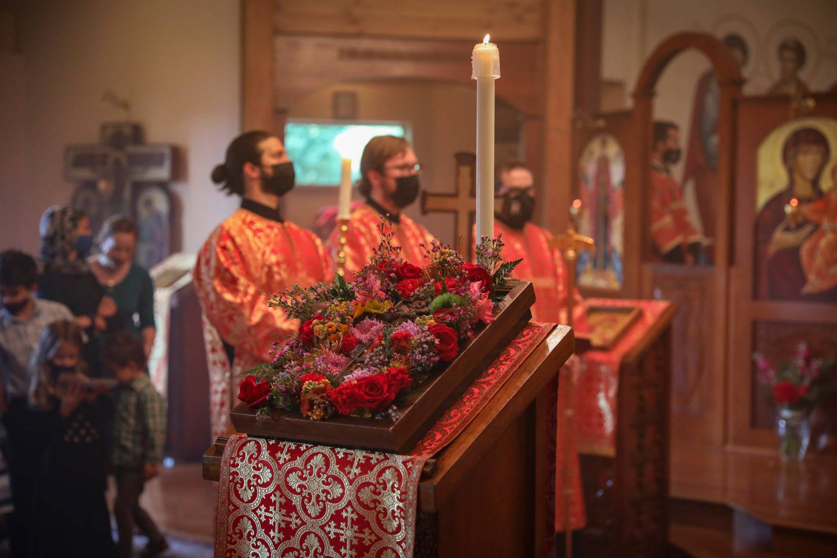 Scenes from Divine Liturgy and ordination of Dn. Vitaly