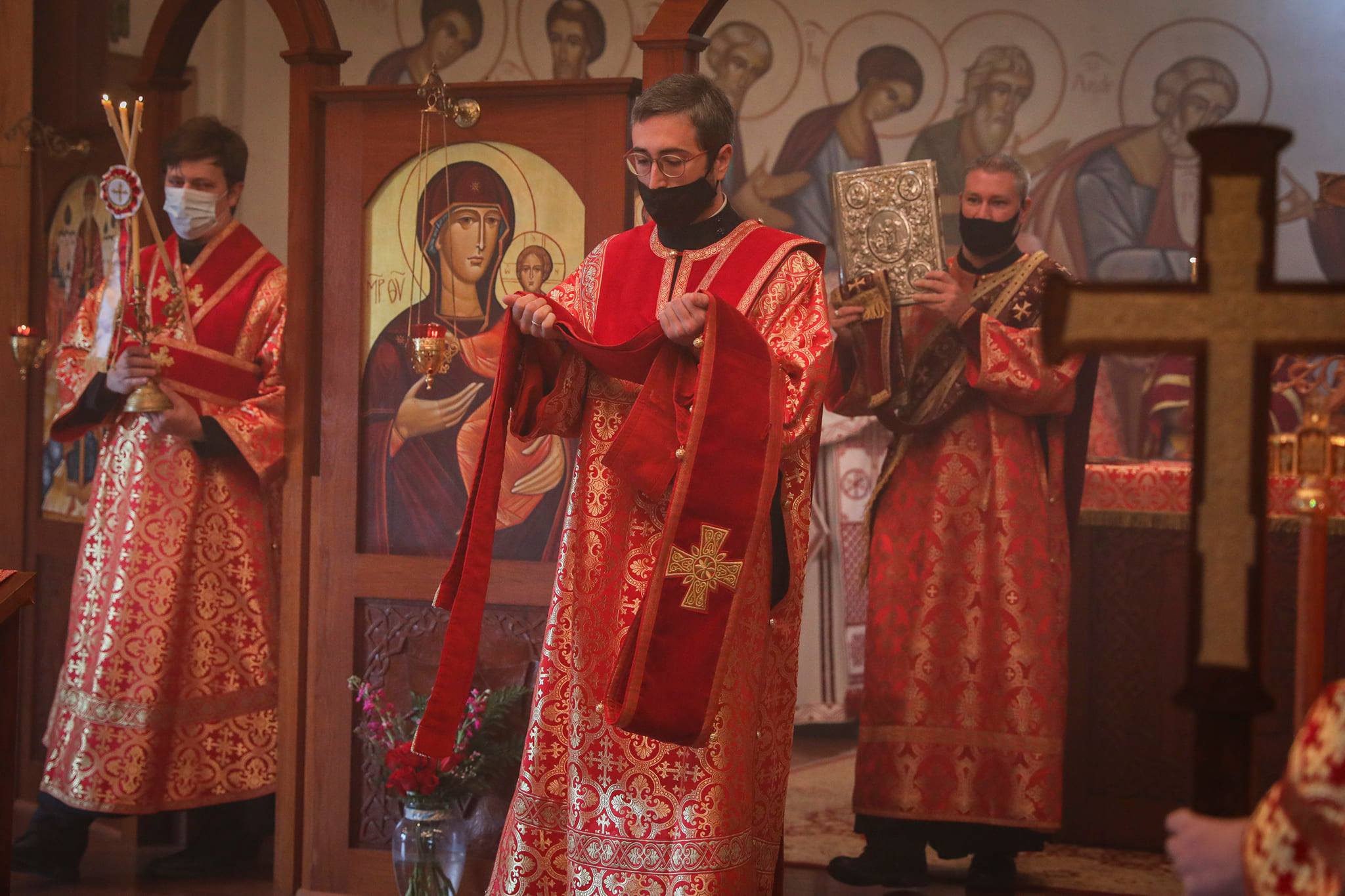 Scenes from Divine Liturgy and ordination of Dn. Vitaly