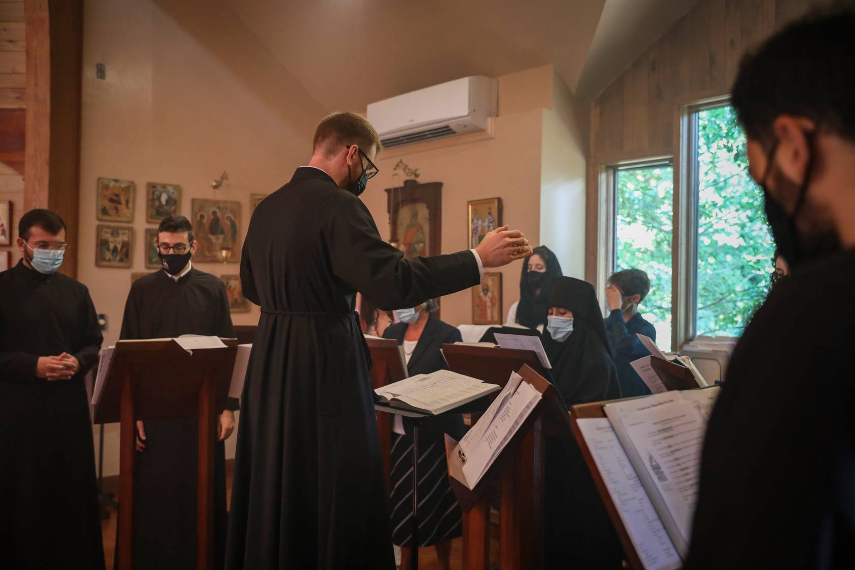 Scenes from Divine Liturgy and ordination of Dn. Vitaly