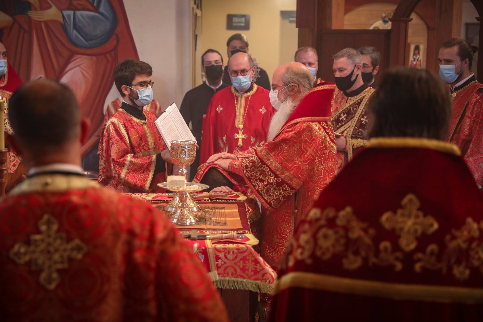 Scenes from Divine Liturgy and ordination of Dn. Vitaly