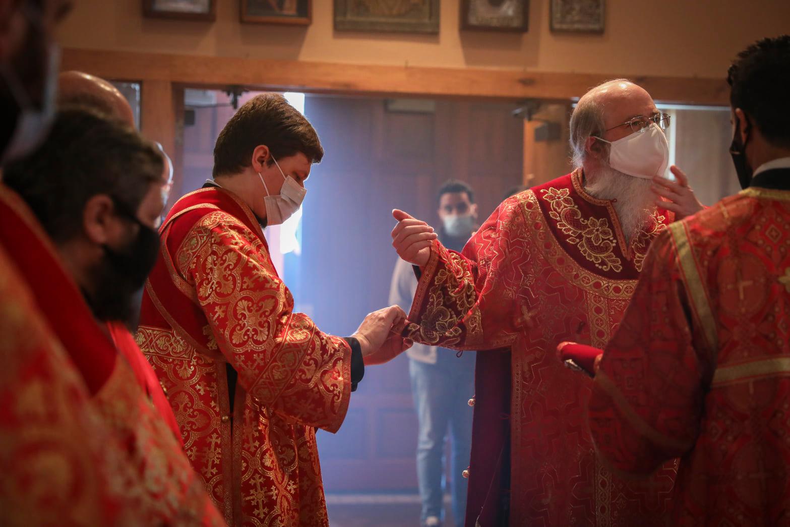 Scenes from Divine Liturgy and ordination of Dn. Vitaly