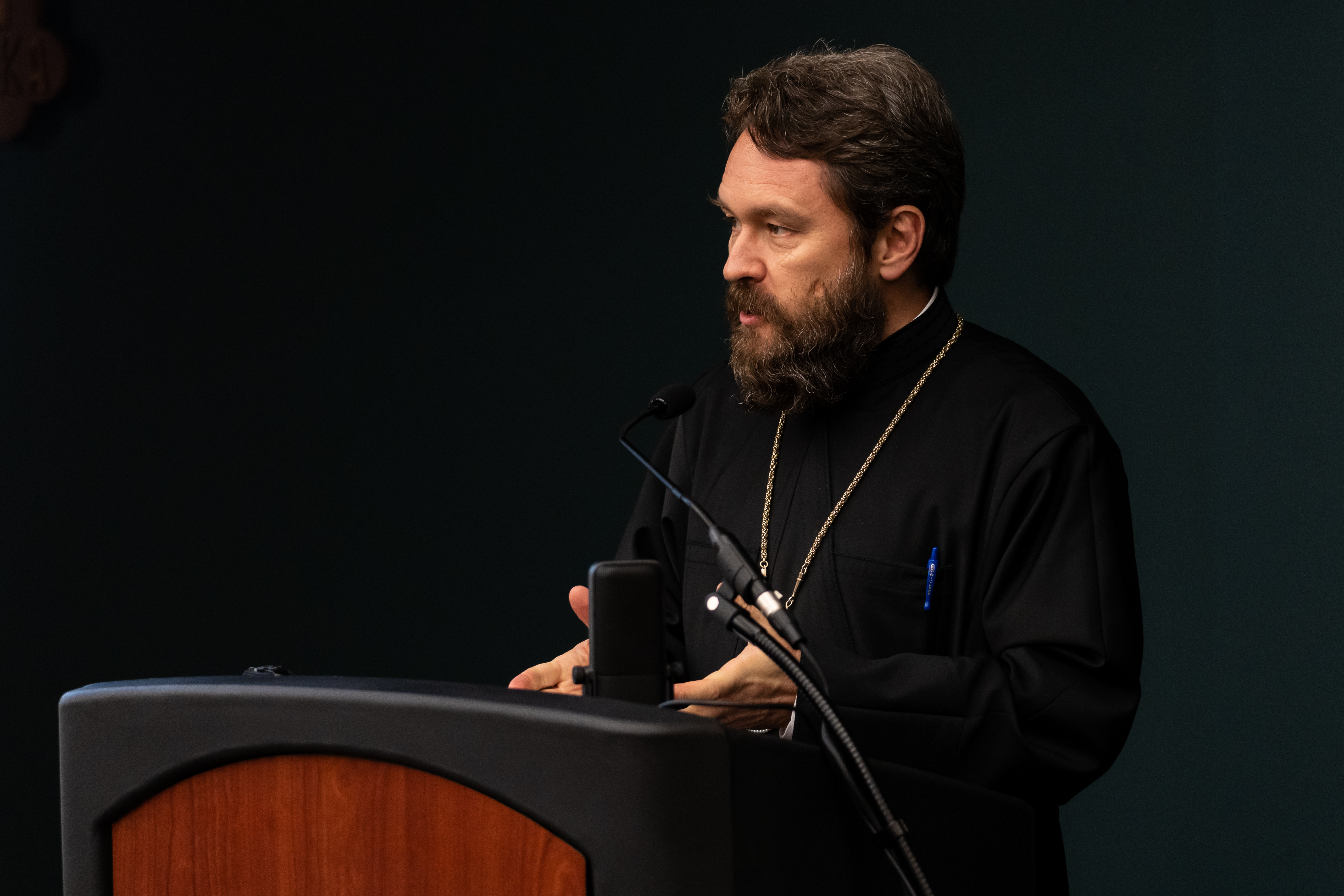 Metropolitan Hilarion delivers the keynote