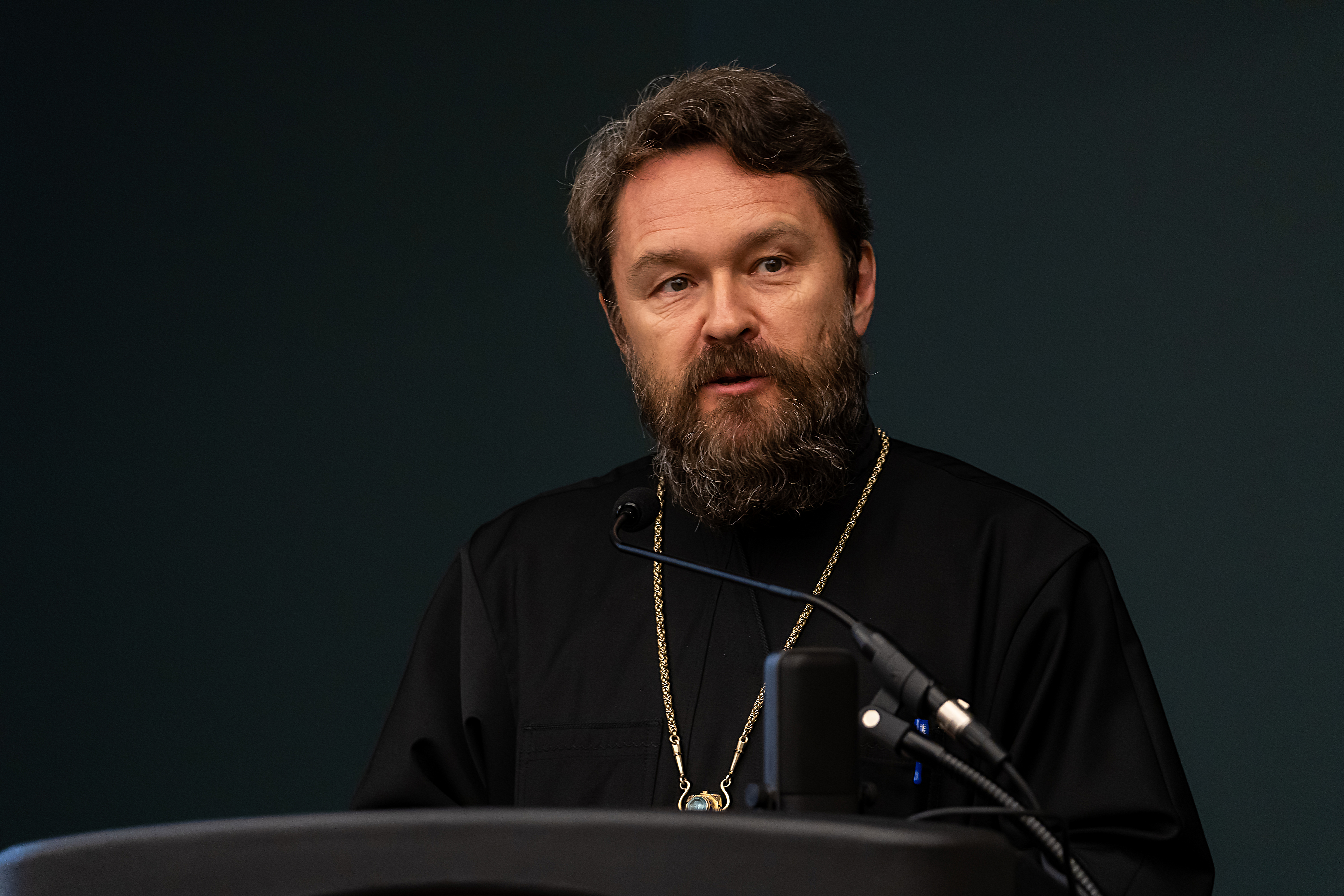 Metropolitan Hilarion delivers the keynote