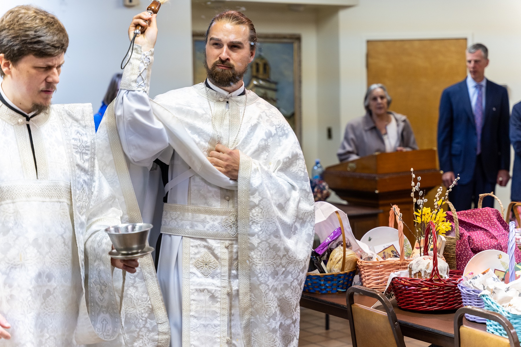 Blessing Easter Baskets