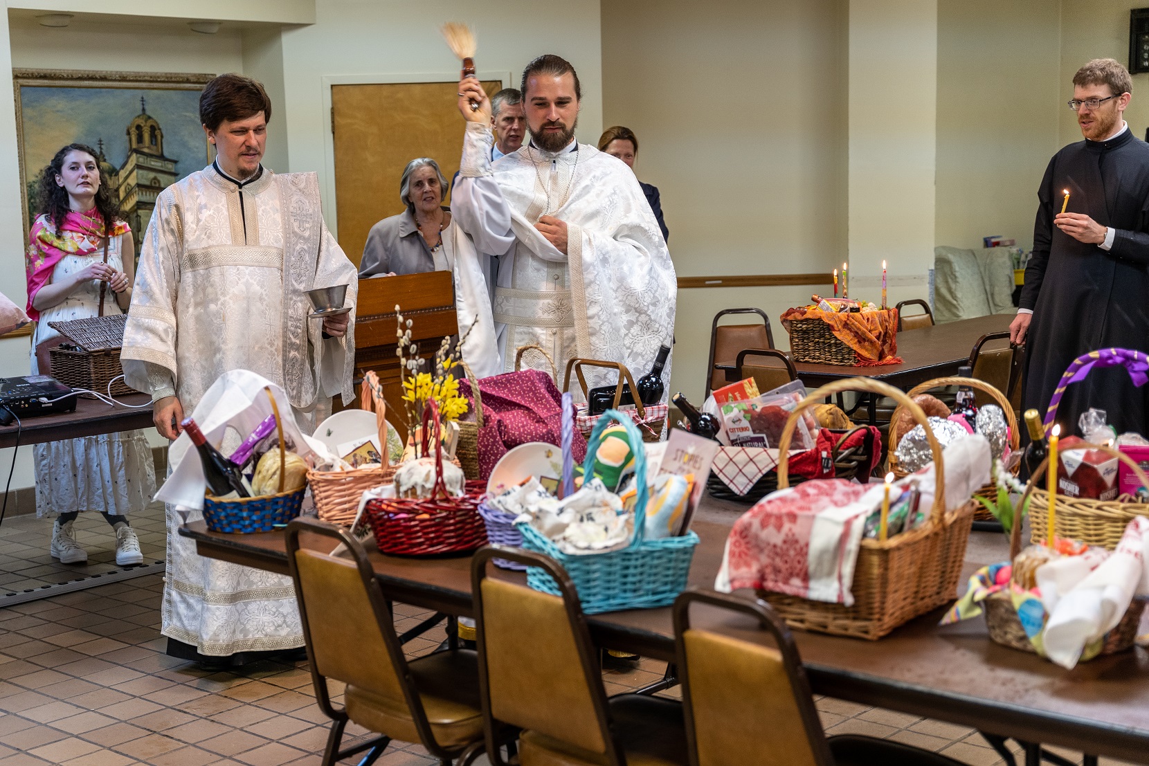 Blessing Easter Baskets