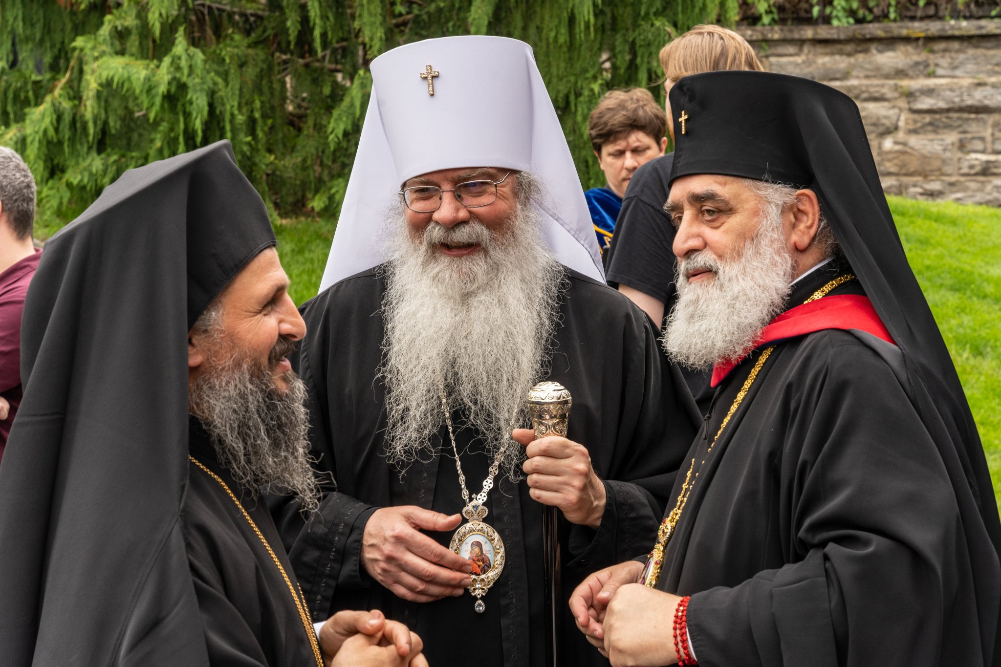 Met Tikhon with Met Grigoli and Bishop Saba