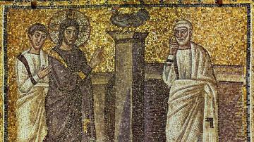 Peter Denies Jesus, Sant'Apollinare Nuovo, Ravenna