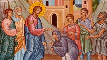 Christ healing the sick