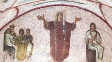 Woman Praying, Catacombs of Priscilla, Rome