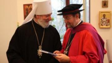 Honorary Doctorate Bestowed upon Metropolitan Krystof