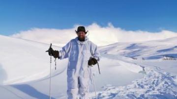 Seminary Alumnus Fr. Theodor Svane traveling by skis to do his mission work in Norway!