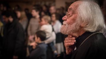 Archpriest Sergei Glagolev at Three Hierarchs Chapel