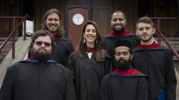 Group of seminarians at graduation