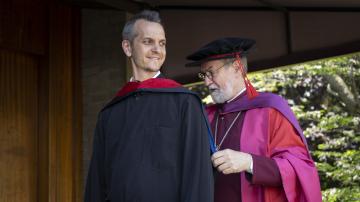 Philip McClanahan at graduation 