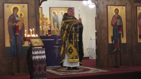 Fr Peter Tutko Serving at Divine Liturgy