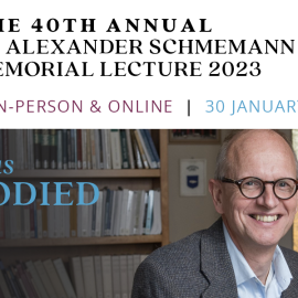 Schmemann lecture 2023