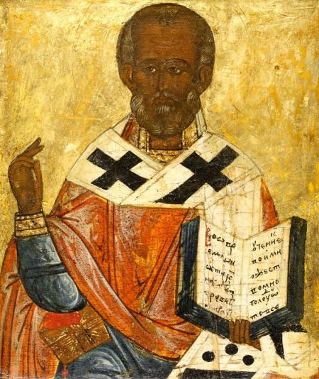 St. Nicholas the Wonderworker, 16th c. Russian icon. Photo credit: The Temple Gallery