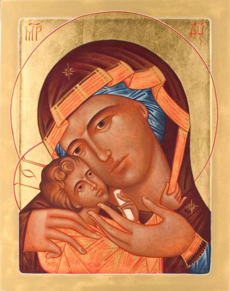 The Theotokos of Korsun, by iconographer Anna DuMoulin