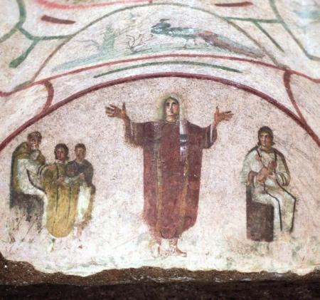 Woman Praying, Catacombs of Priscilla, Rome