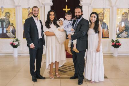 John, Kimon, and their families