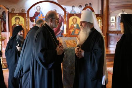 Fr Chad Hatfield and Metropolitan Tikhon