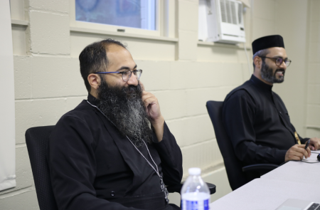 Two D.Min. students in class