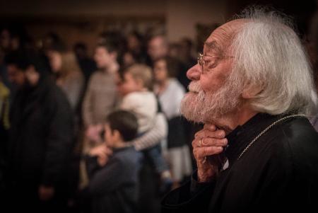 Archpriest Sergei Glagolev at Three Hierarchs Chapel