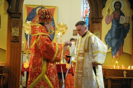 Fr James at his ordination to the priesthood