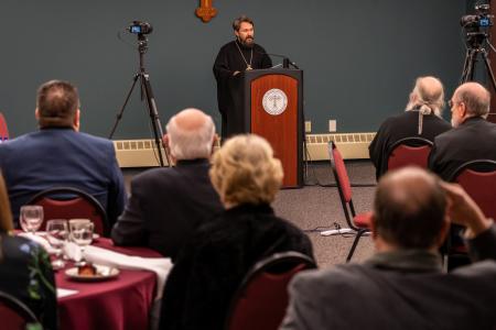 Metropolitan Hilarion delivers the keynote