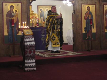 Fr Peter Tutko Serving at Divine Liturgy