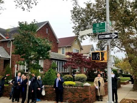 Dedication Ceremony for Father Paul Schneirla Way