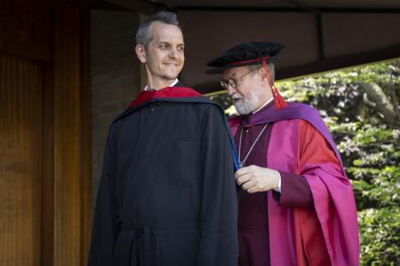 Philip McClanahan at graduation 