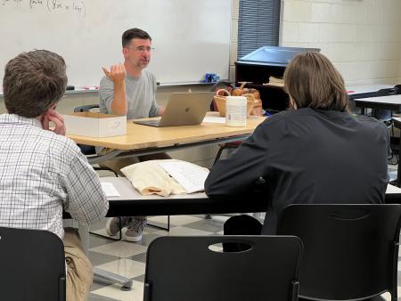 Benedict Sheehan teaching
